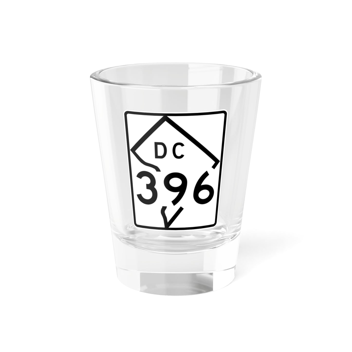 DC-396 (Washington D.C.) (Road Sign) Shot Glass 1.5oz