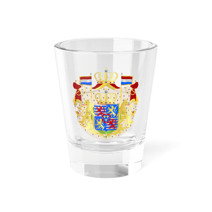 Greater coat of arms of the grand-duke of Luxembourg since 2000 (Luxembourg) (Coat of Arms) Shot Glass 1.5oz