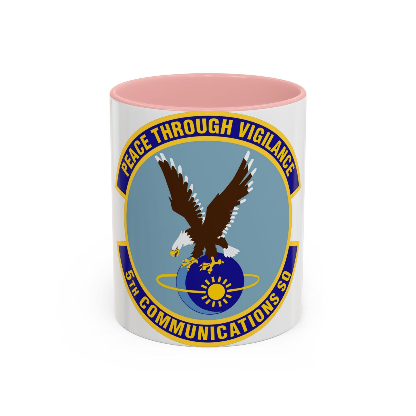 5th Communications Squadron (U.S. Air Force) Accent Coffee Mug