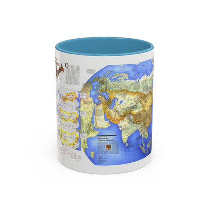 Mongol Khans and Their Legacy (1996) (Map) Accent Coffee Mug