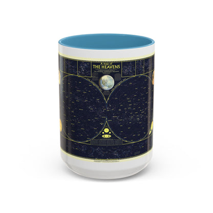 Heavens, The 1 (1957) (Map) Accent Coffee Mug