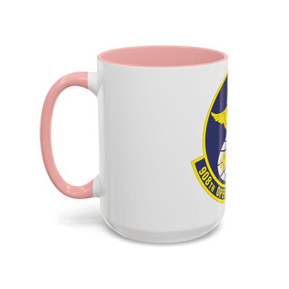 908th Operations Support Flight (U.S. Air Force) Accent Coffee Mug