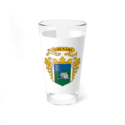 Flag of Molnari (Hungary) Pint Glass 16oz
