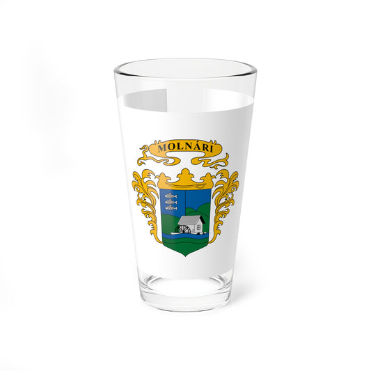 Flag of Molnari (Hungary) Pint Glass 16oz