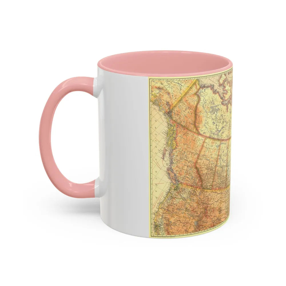 Canada (1936) (Map) Accent Coffee Mug-Go Mug Yourself