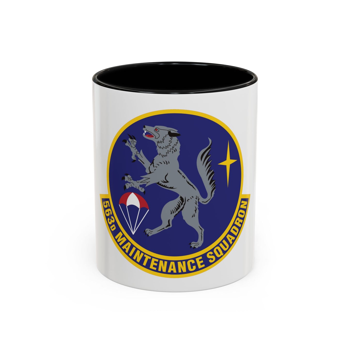 563d Maintenance Squadron (U.S. Air Force) Accent Coffee Mug
