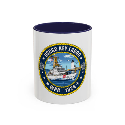USCGC Key Largo WPB 1324 (U.S. Coast Guard) Accent Coffee Mug