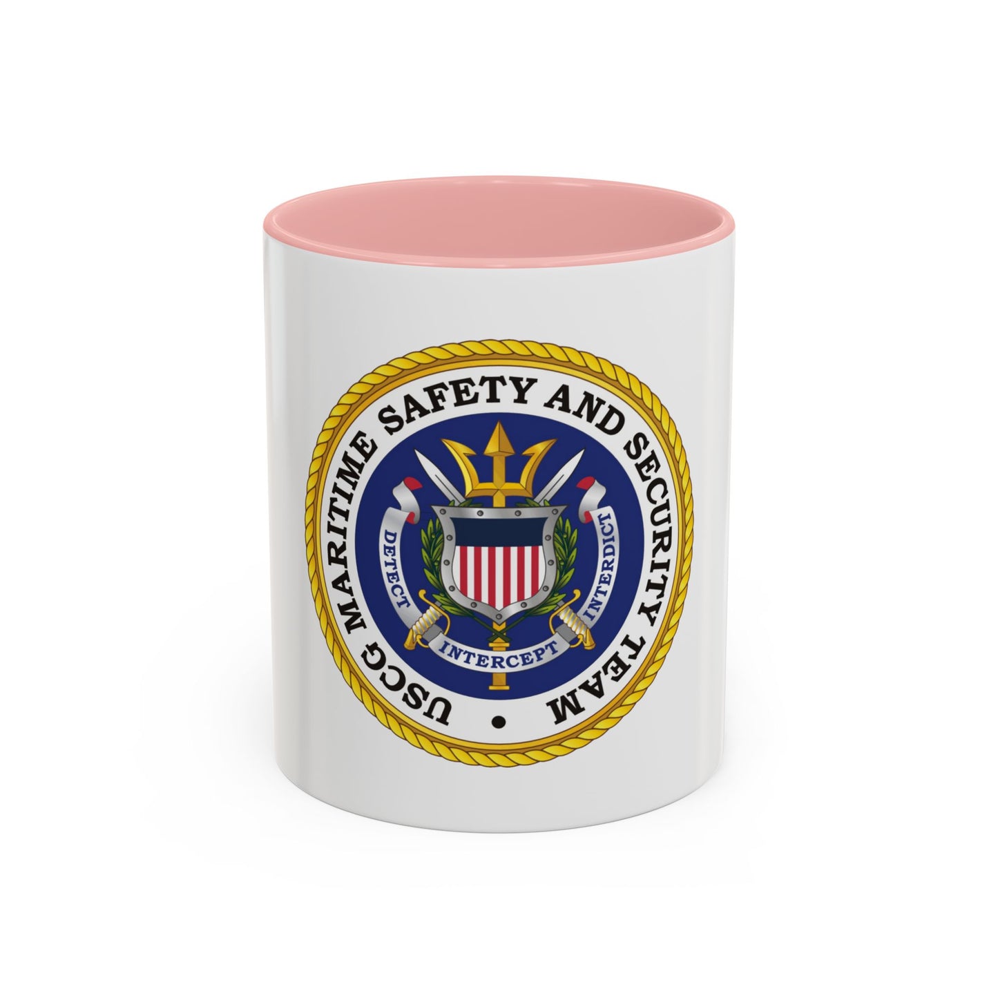 USCG Maritime Safety And Security Team (U.S. Coast Guard) Accent Coffee Mug