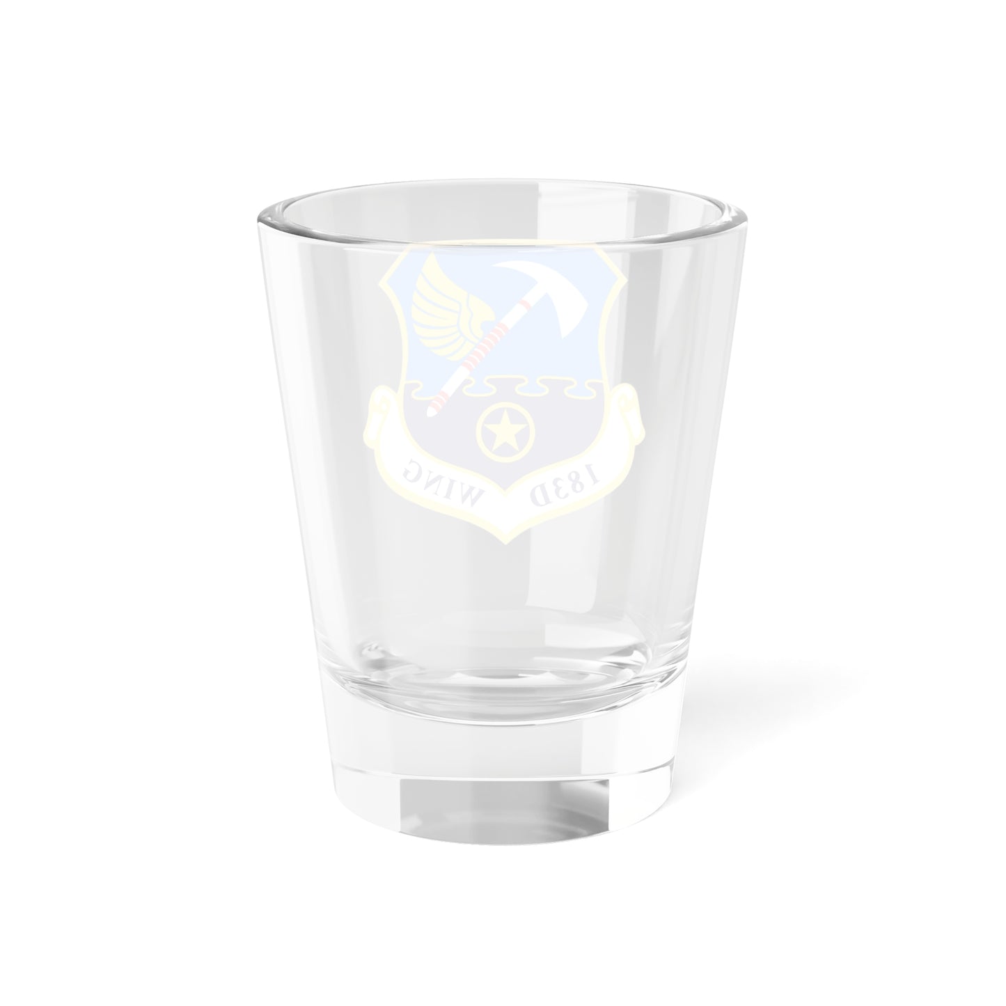 183d Wing emblem (U.S. Air Force) Shot Glass 1.5oz