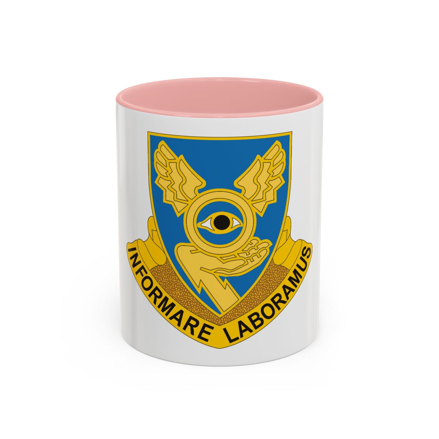 1st Military Intelligence Battalion (U.S. Army) Accent Coffee Mug