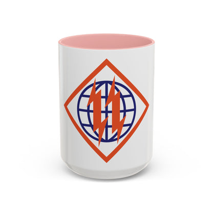 2d Signal Brigade (U.S. Army) Accent Coffee Mug