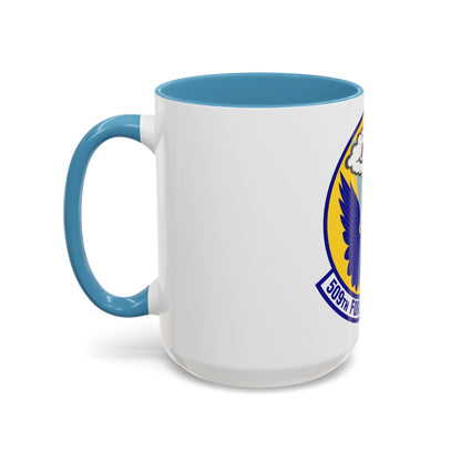 509th Force Support Squadron (U.S. Air Force) Accent Coffee Mug
