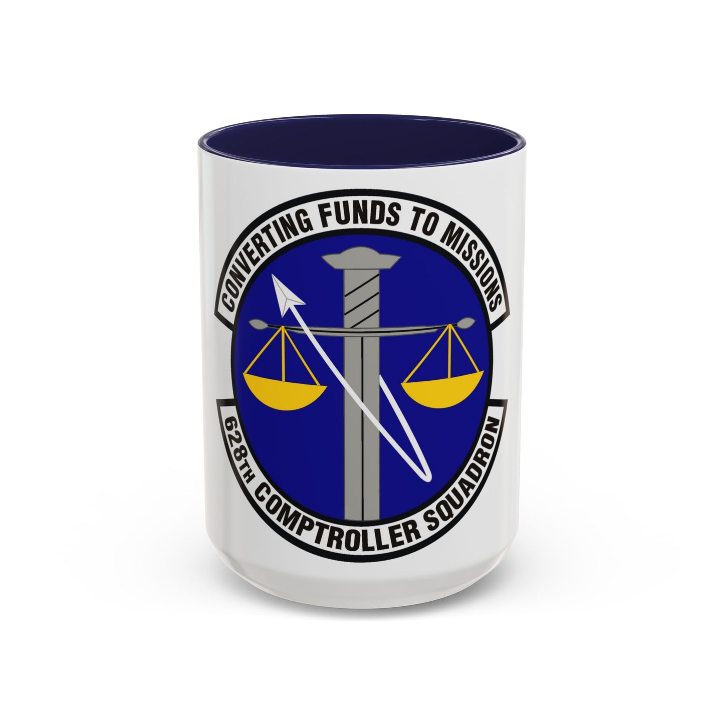 628th Comptroller Squadron (U.S. Air Force) Accent Coffee Mug