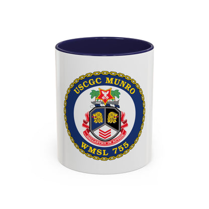 USCGC Munro WMSL   755 (U.S. Coast Guard) Accent Coffee Mug