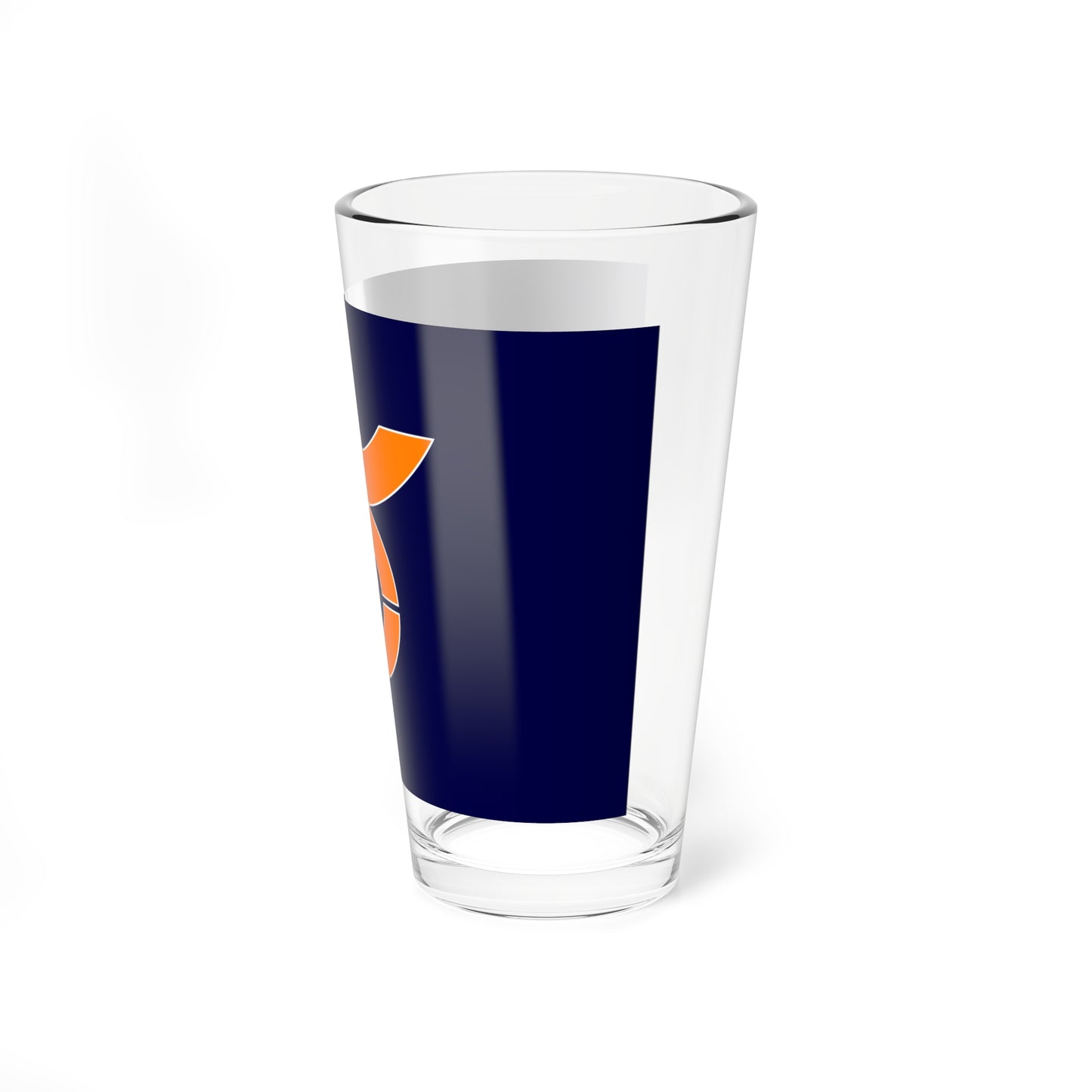 Flag of Kiso Nagano village no text (Japan) Pint Glass 16oz