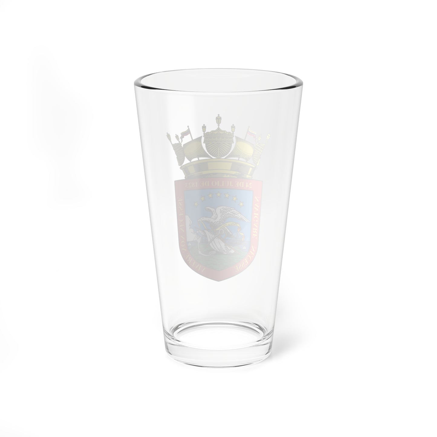 Seal of the Bolivarian Navy of Venezuela (Venezuela) (Coat of Arms) Pint Glass 16oz
