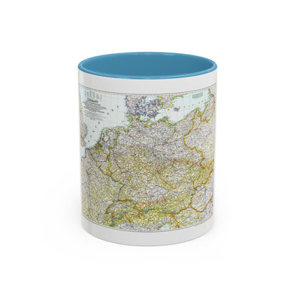 Germany and its Approaches (1944) (Map) Accent Coffee Mug