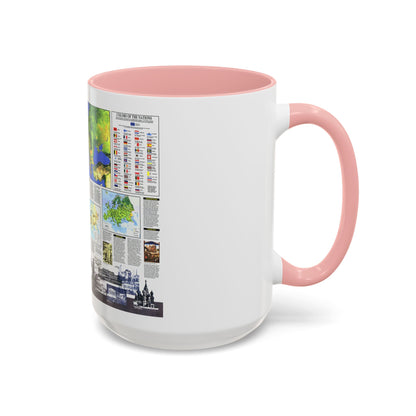 Europe, The New (1992) (Map) Accent Coffee Mug