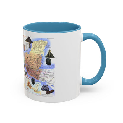 North America - Ancient Mesoamerica (1997) (Map) Accent Coffee Mug