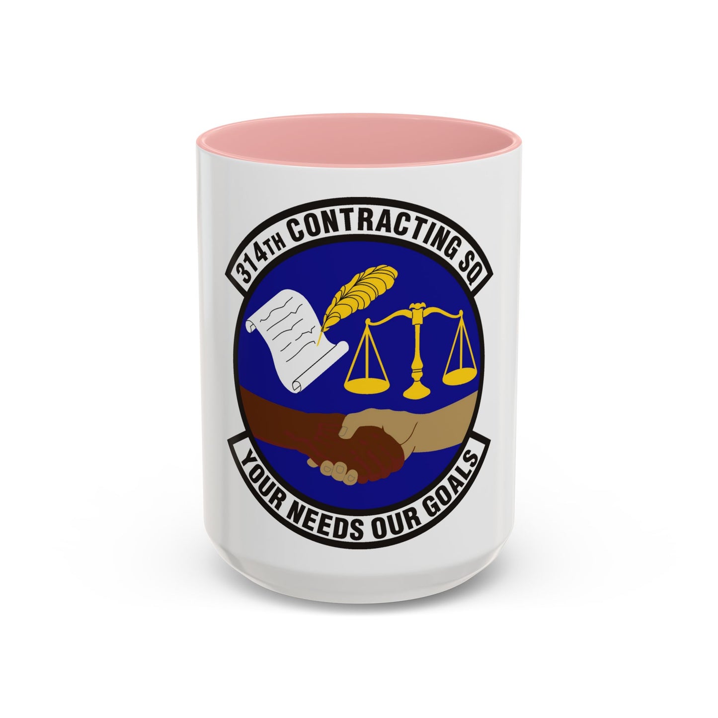314th Contracting Squadron (U.S. Air Force) Accent Coffee Mug