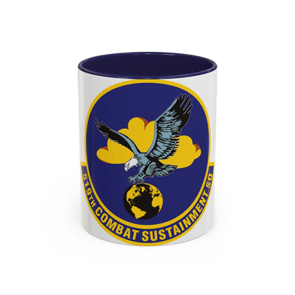 519th Combat Sustainment Squadron (U.S. Air Force) Accent Coffee Mug