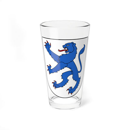 Freienstein-Teufen-blazon (Switzerland) (Coat of Arms) Pint Glass 16oz
