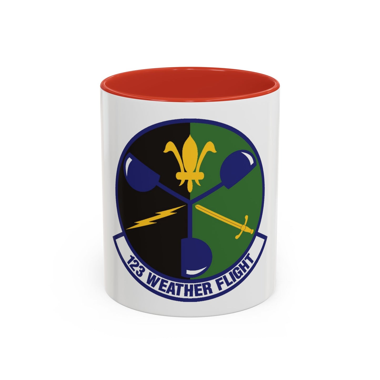 123d Weather Flight (U.S. Air Force) Accent Coffee Mug