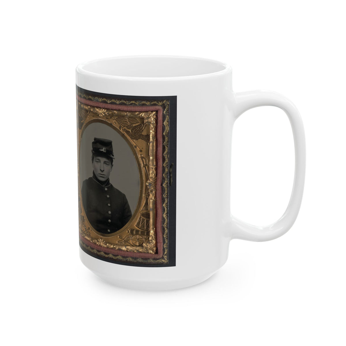 Unidentified Soldier In Union Uniform And Kepi(2) (U.S. Civil War) White Coffee Mug