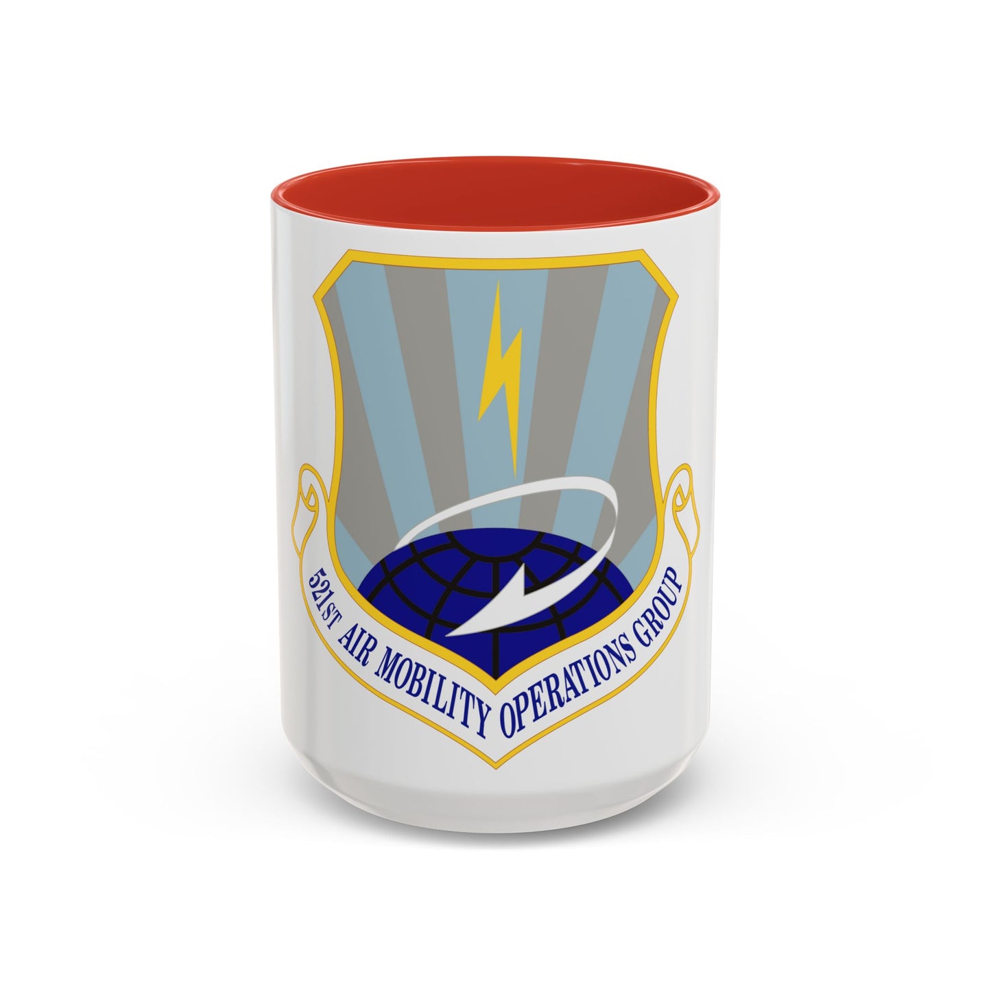 521st Air Mobility Operations Group (U.S. Air Force) Accent Coffee Mug