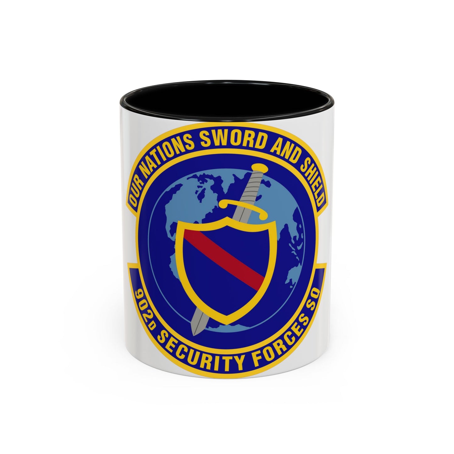 902d Security Forces Squadron (U.S. Air Force) Accent Coffee Mug