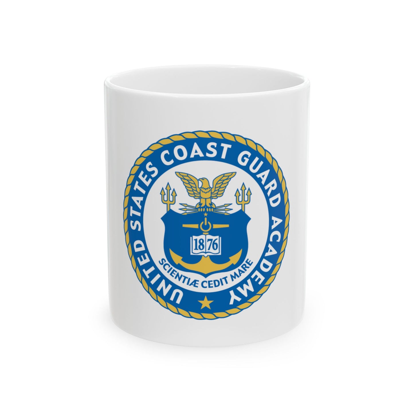USCG Academy (U.S. Coast Guard) White Coffee Mug