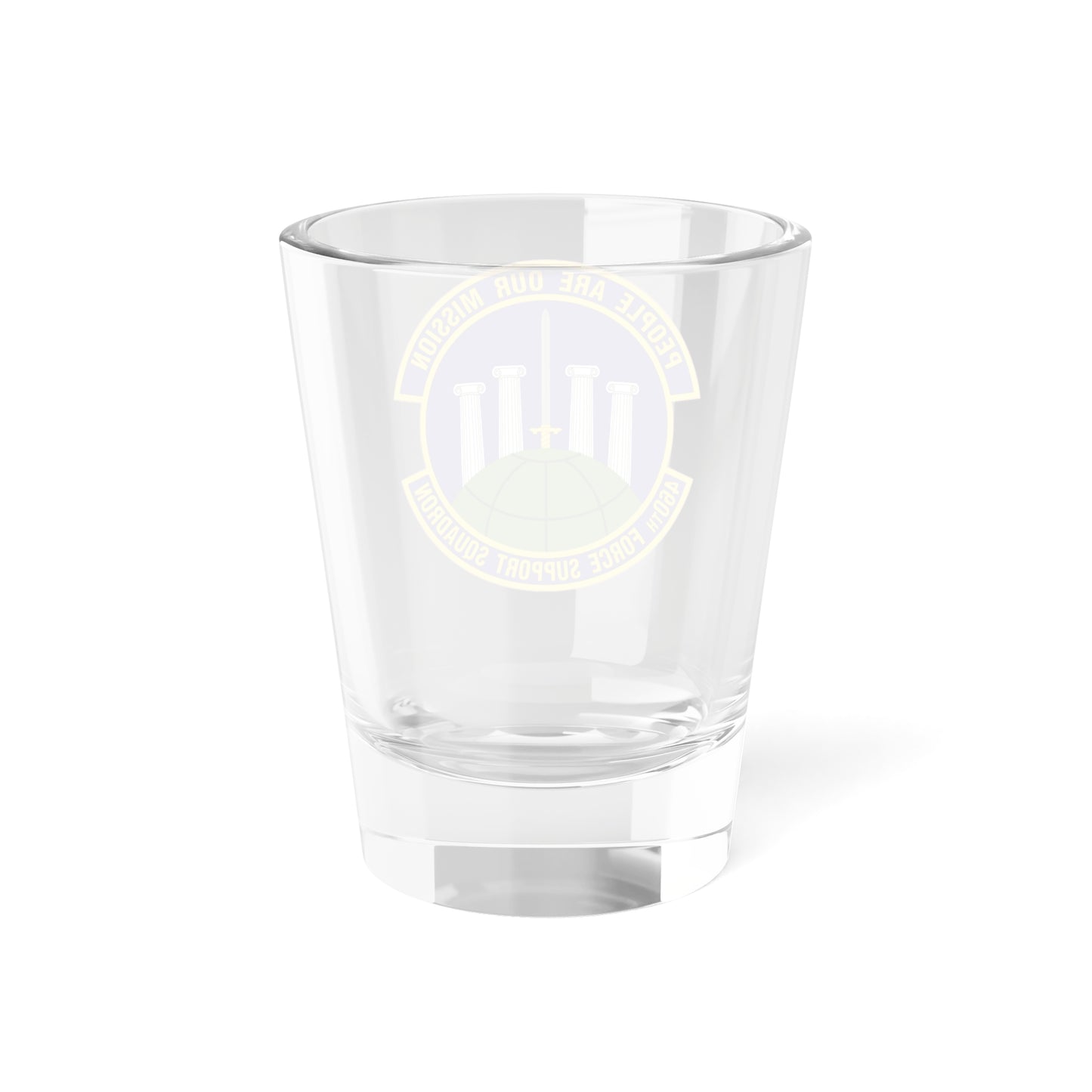 460 Force Support Squadron AFSPC (U.S. Air Force) Shot Glass 1.5oz