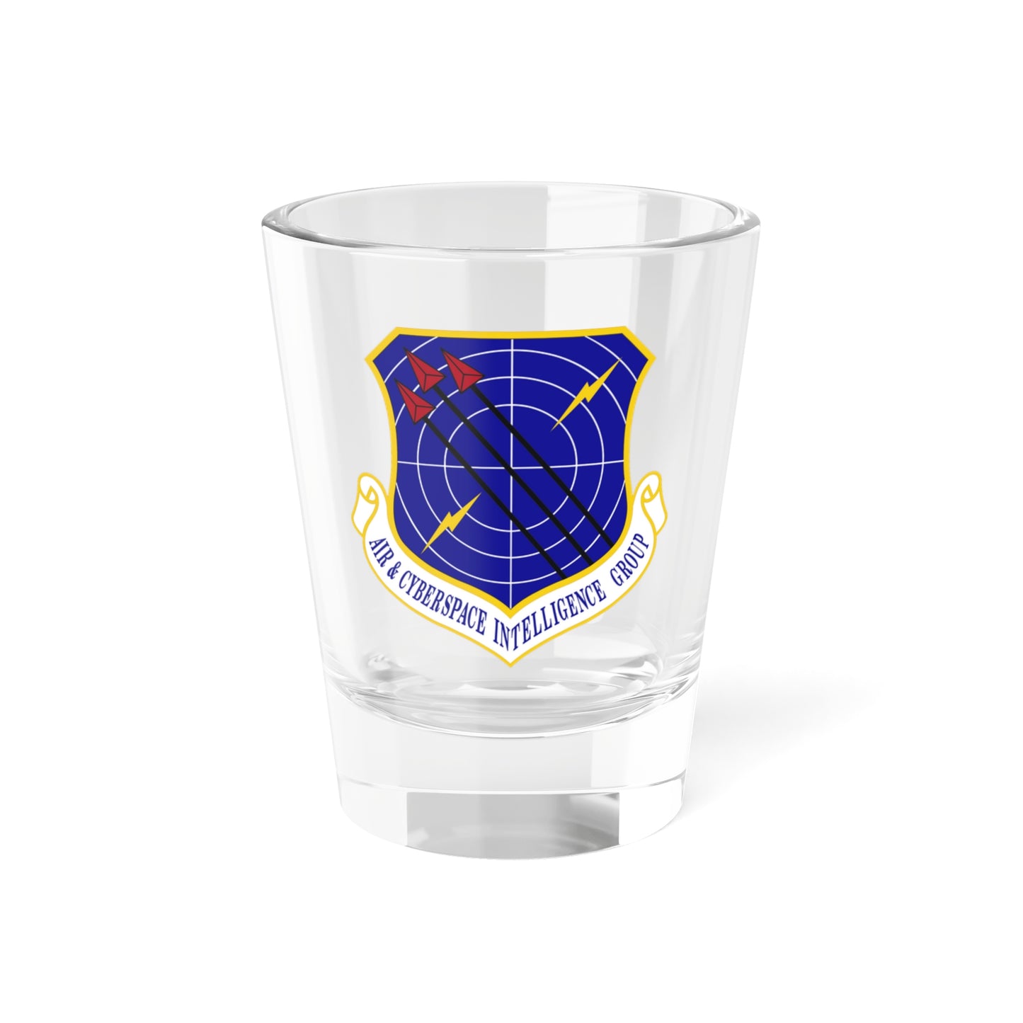 Verre à liqueur du groupe de renseignement aérien et cybernétique (US Air Force) 1,5 oz