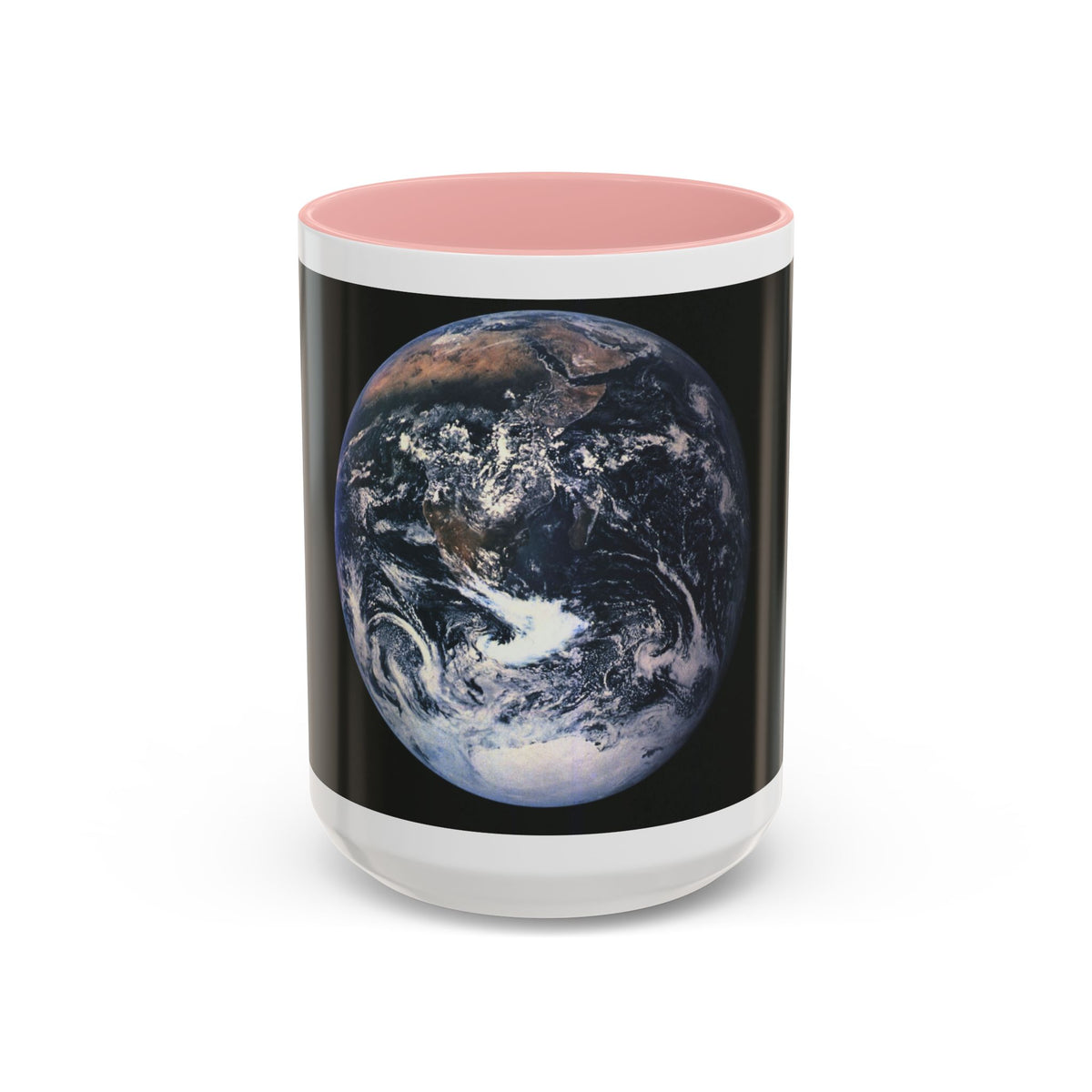 Space - Earth from Space (1973) (Map) Accent Coffee Mug