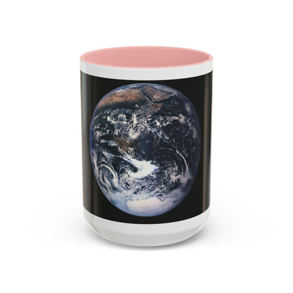 Space - Earth from Space (1973) (Map) Accent Coffee Mug