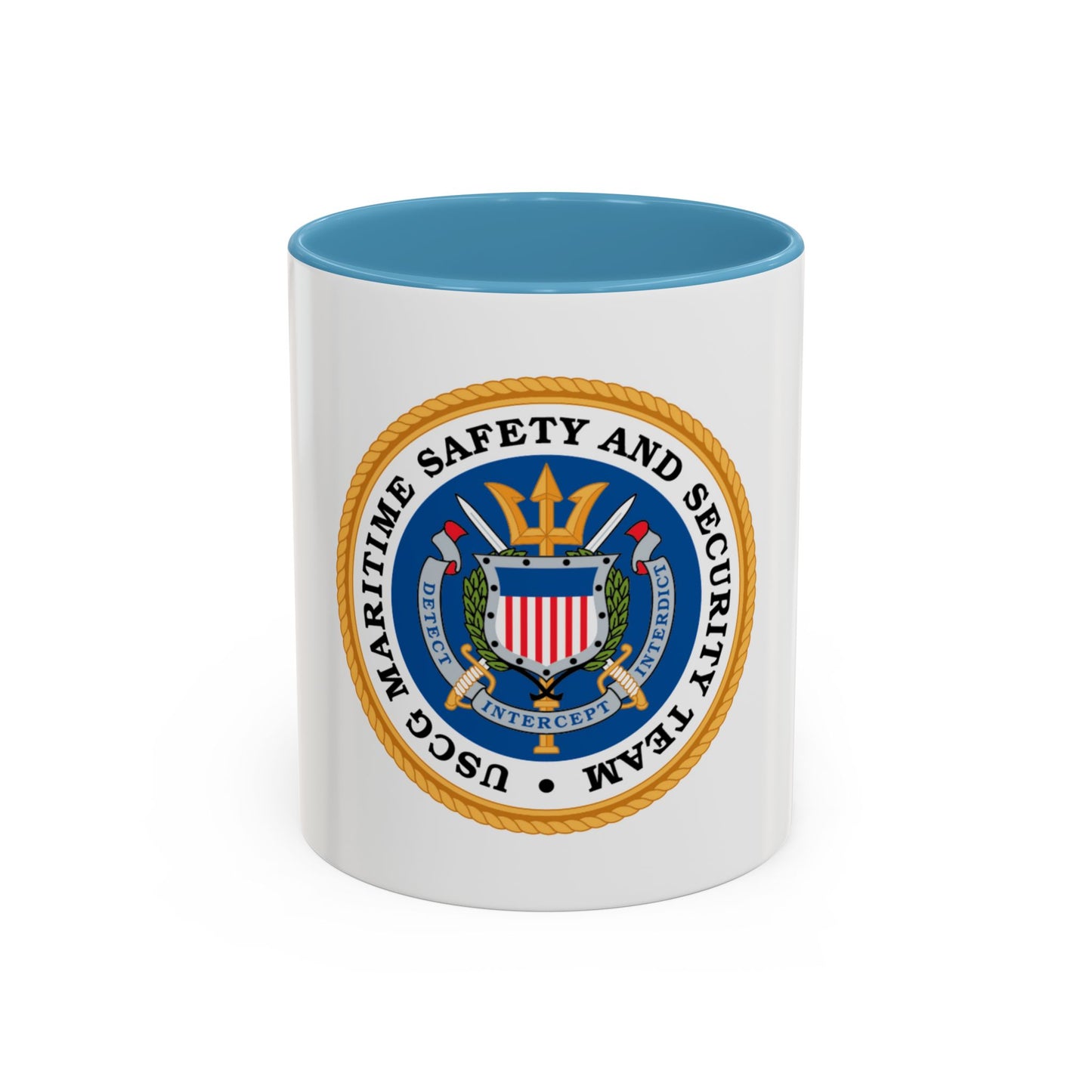 CG Maritime Safety & Security Team (U.S. Coast Guard) Accent Coffee Mug