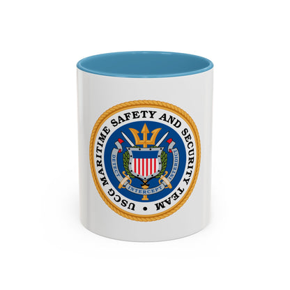 CG Maritime Safety & Security Team (U.S. Coast Guard) Accent Coffee Mug