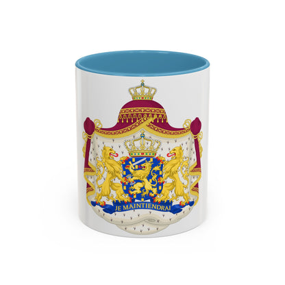 Royal coat of arms of the Netherlands - Accent Coffee Mug