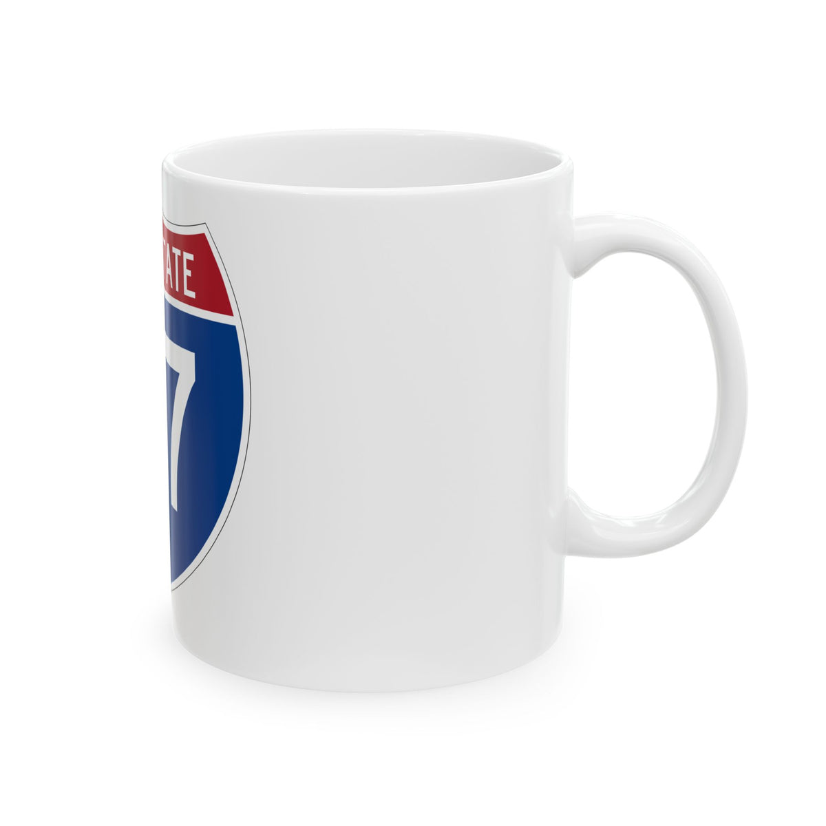 Interstate 77 (U.S. Highways) White Coffee Mug