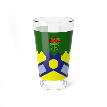 Tasmania Launceston City Flag (Australia) Pint Glass 16oz