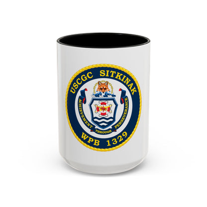 USCGC Sitkinak WPB 1329 (U.S. Coast Guard) Accent Coffee Mug