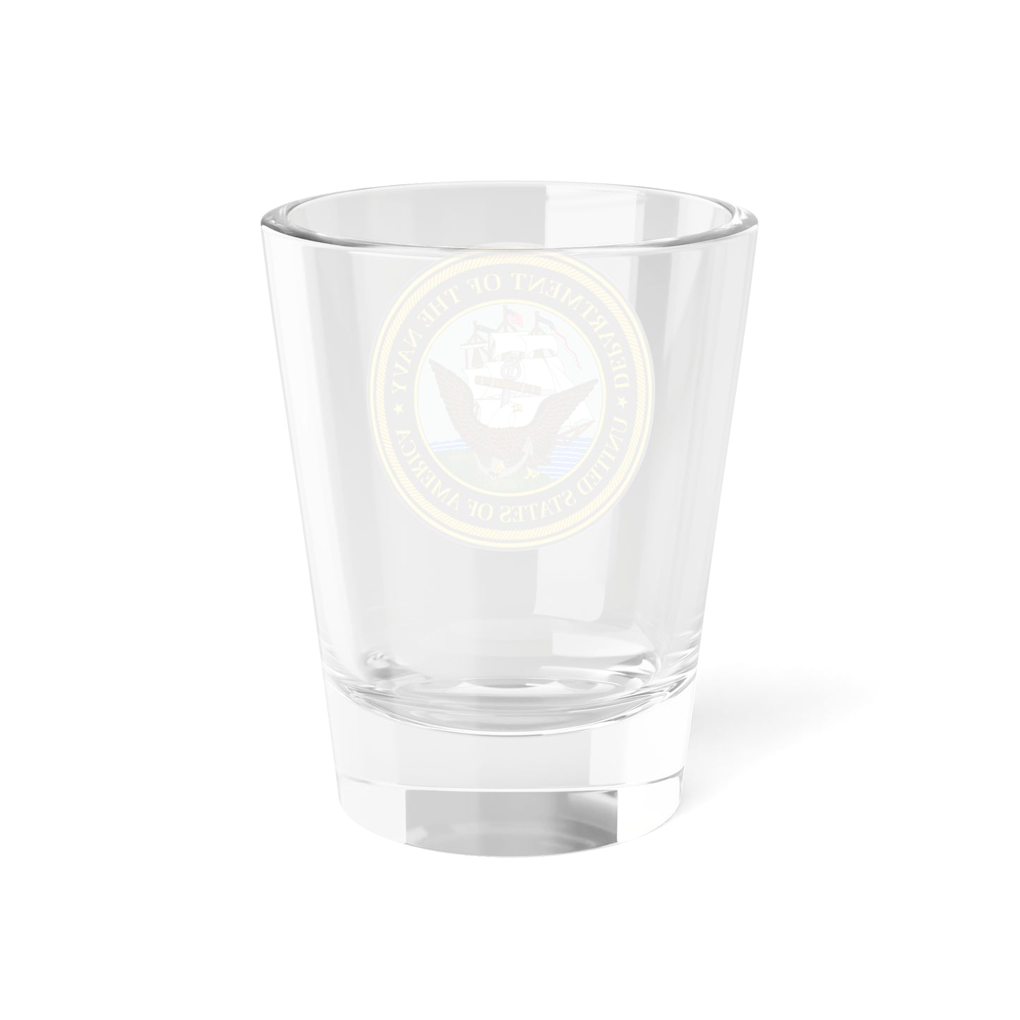 Verre à liqueur Sceau officiel du département de la Marine (US Navy) 1,5 oz