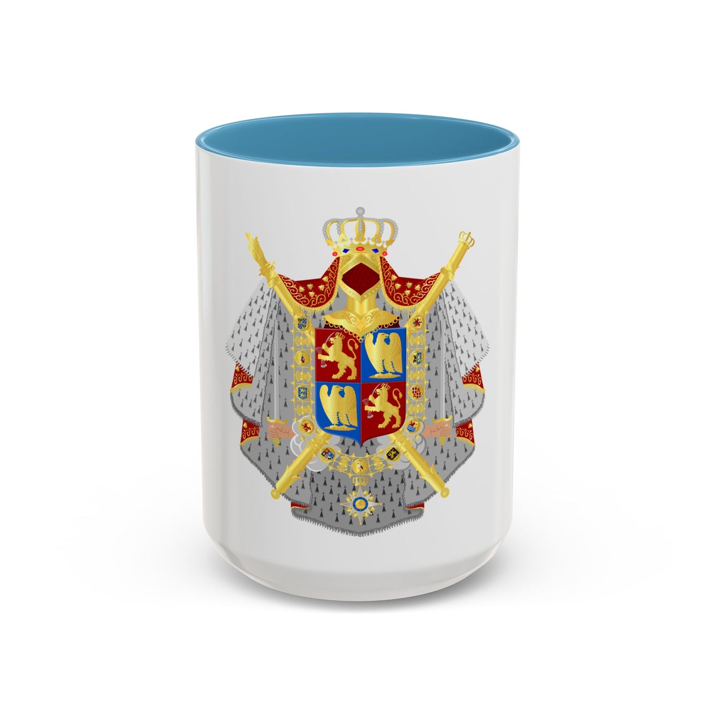 Coat of arms of kingdom Holland King Lodewijk 1808 - Accent Coffee Mug
