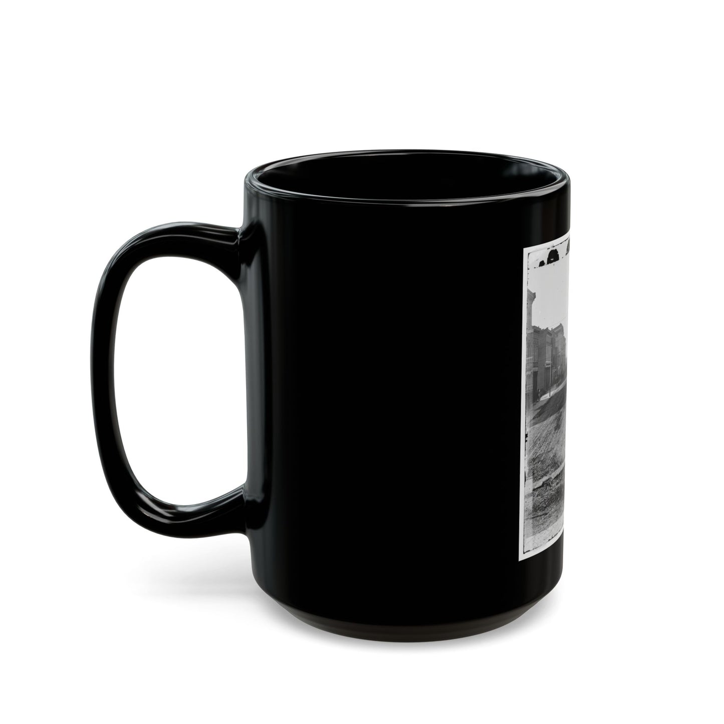 Atlanta, Georgia. Street View (U.S. Civil War) Black Coffee Mug