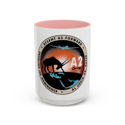 AFCENT A2 Forward (U.S. Air Force) Accent Coffee Mug