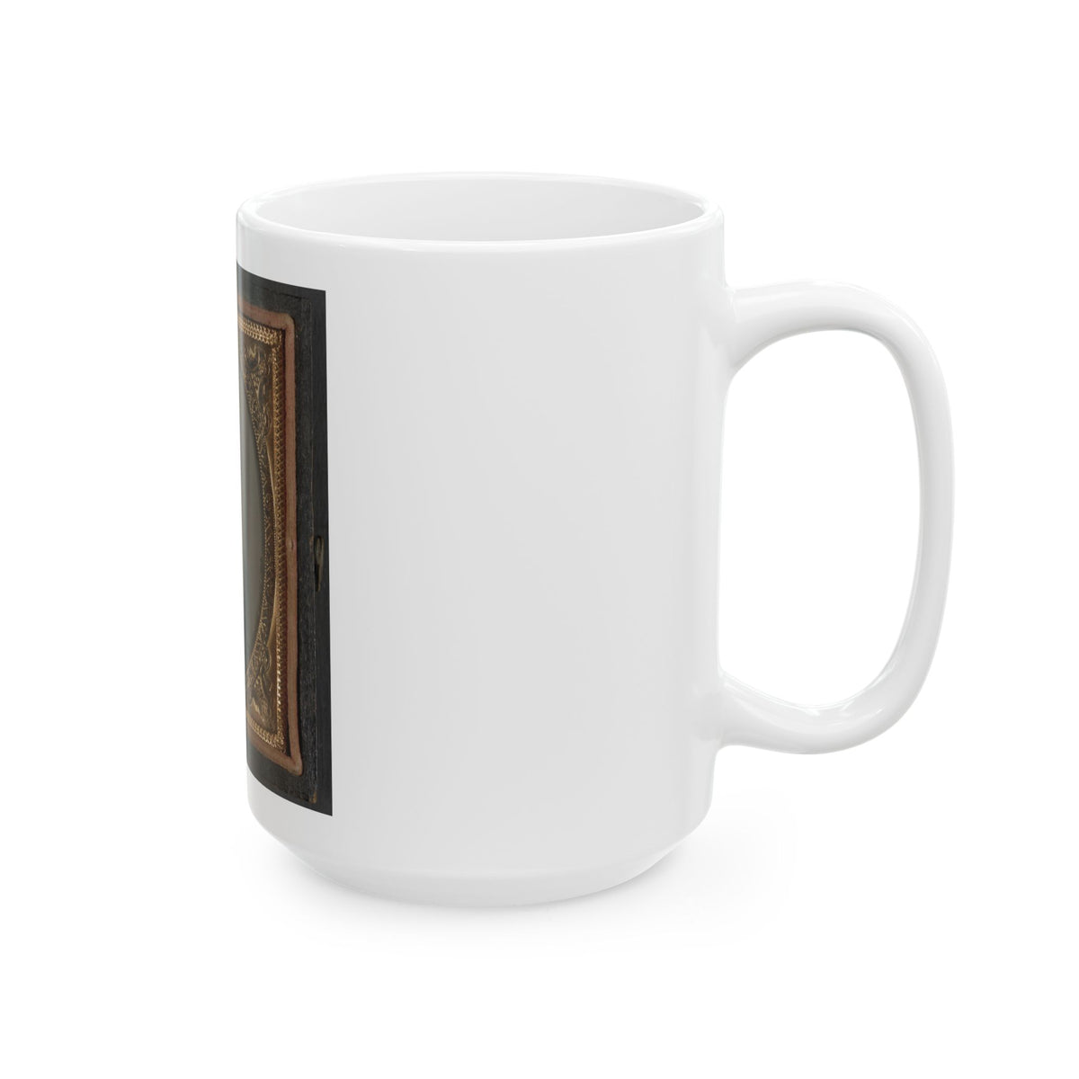 Unidentified Soldier In Confederate Uniform And Hardee Hat (U.S. Civil War) White Coffee Mug