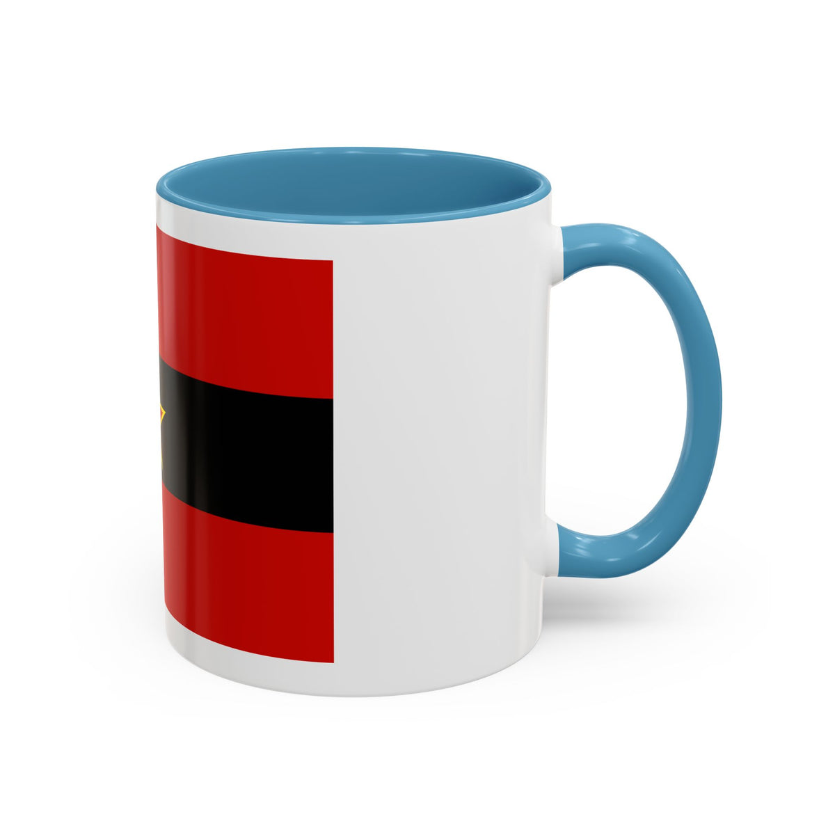 Civil Ensign of Albania 1945 to 1992 - Accent Coffee Mug