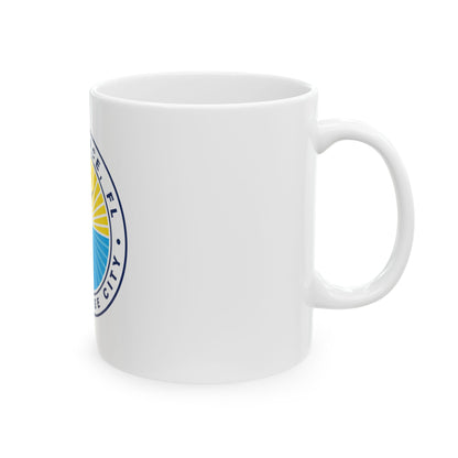 Seal of Fort Pierce Florida - White Coffee Mug