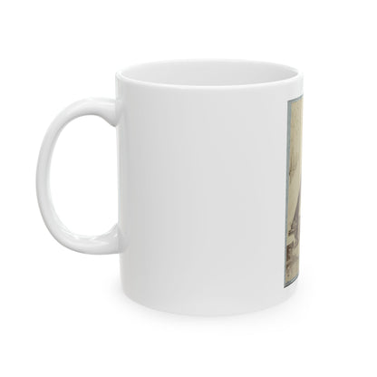 7th New York State Militia, Camp Cameron, D.C., 1861 038 (U.S. Civil War) White Coffee Mug