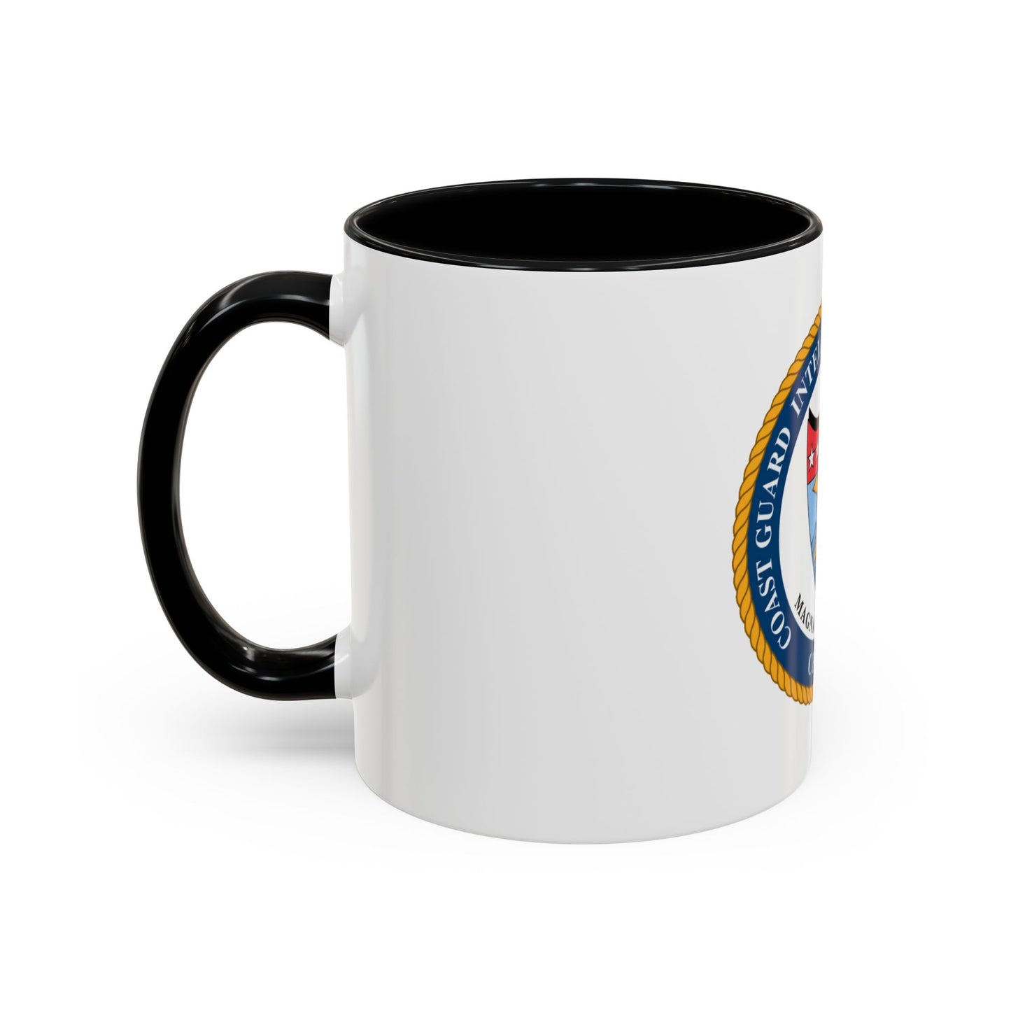 USCG Intelligence Coordination Ctr (U.S. Coast Guard) Accent Coffee Mug
